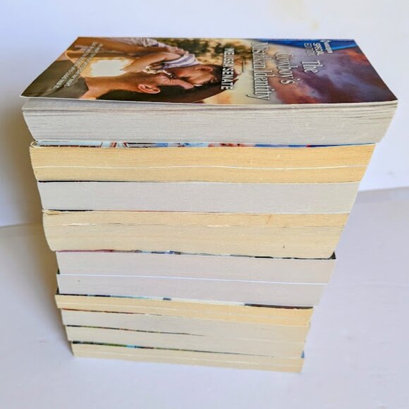 Harlequin Silhouette Special Edition Romance Set Lot 10 Small Cowboy Western - Picture 5 of 8